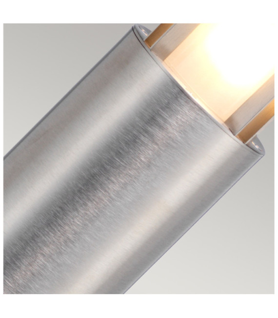 Lampe sur pied extérieur Paignton Verre dépoli,acier inoxydable 316 Acier inoxydable (argent)