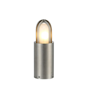 Lampada da terra per esterni Paignton Vetro smerigliato, acciaio inossidabile 316 Acciaio inossidabile (argento)
