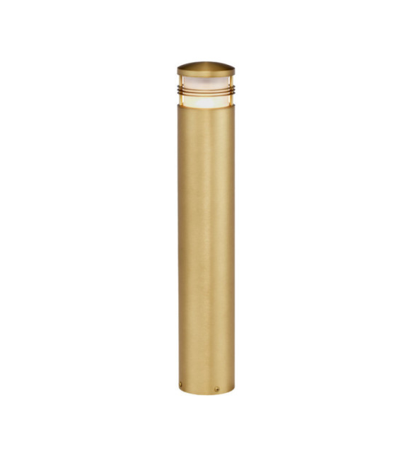 Lampe sur pied extérieur Newbrighton Lentille en polycarbonate,laiton Laiton Antique