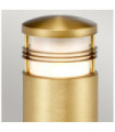 Newbrighton Outdoor Floor Lamp Polycarbonate Lens, Brass Antique Brass