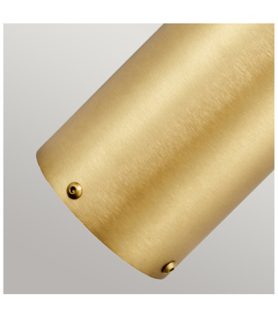 Lampada da terra per esterni Newbrighton Lente in policarbonato, Ottone Ottone anticato
