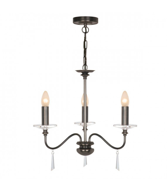 plafonnier ventilateur vintage 2 ampoules e27 max 60w brun patiné