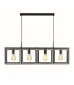 Suspension Plaza Acier doux Noir mat