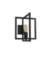 Plaza wall light Mild steel Matt black