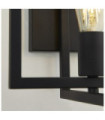 Plaza wall light Mild steel Matt black