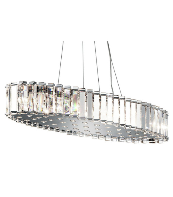 Suspension Crystal Cristal Chrome