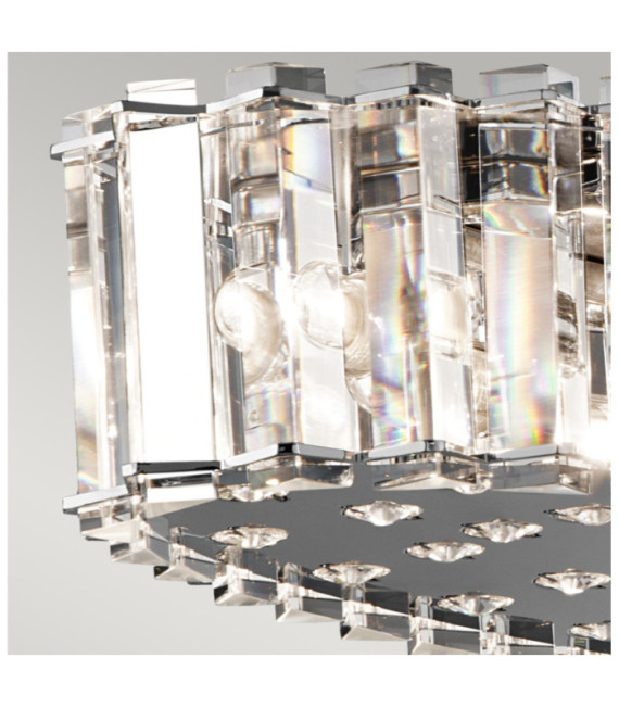 Suspension Crystal Cristal Chrome