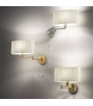 Applique murale HILTON SAND laiton 1 ampoule