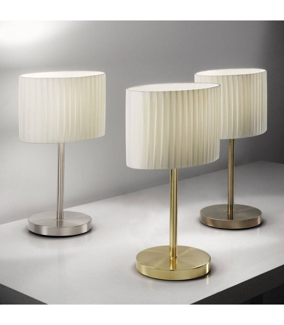 Lampe de table HILTON SAND laiton antique 1 ampoule