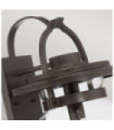 Quoizel exterior wall light Transparent glass, aluminum Western bronze