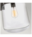 Quoizel exterior wall light Transparent glass, aluminum Western bronze