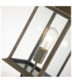 Hinkley Outdoor Floor Lamp Cast aluminum, clear seeded glass Burnished bronze