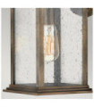 Applique murale extérieur Hinkley Fonte d'aluminium,verre grainé transparent Bronze bruni