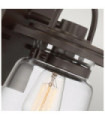 Quoizel exterior wall light Transparent glass, aluminum Western bronze