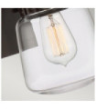 Quoizel exterior wall light Transparent glass, aluminum Western bronze
