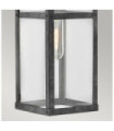 Applique murale extérieur Hinkley Verre Transparent,aluminium Zinc vieilli