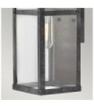 Applique murale extérieur Hinkley Verre Transparent,aluminium Zinc vieilli