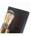 Hinkley wall light Aged zinc steel and heritage brass
