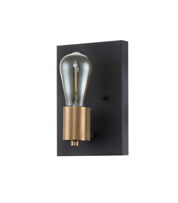 Lampada da parete Hinkley Acciaio zincato invecchiato e ottone antico