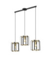Suspension Primero Acier Or, Noir Mat