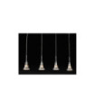 Patria pendant light Metal alloy Chrome