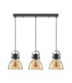 Darlena Pendant Black Steel