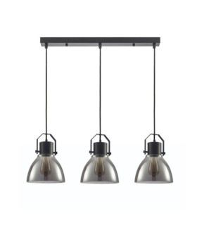 Suspension Darlena Acier Noir