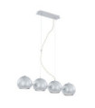 Sferio pendant light Metal alloy Chrome
