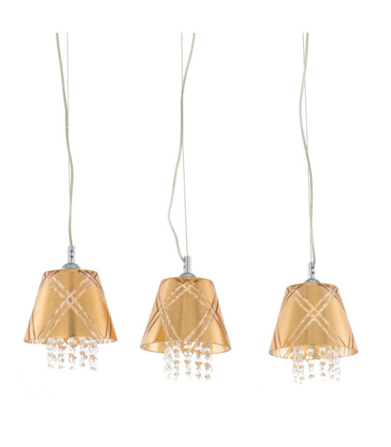 Blaze Pendelleuchte Glas, Metalllegierung Gold