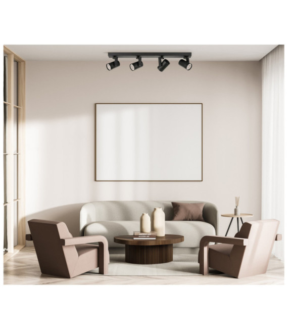Spot bar Spiela Steel, Aluminum Black