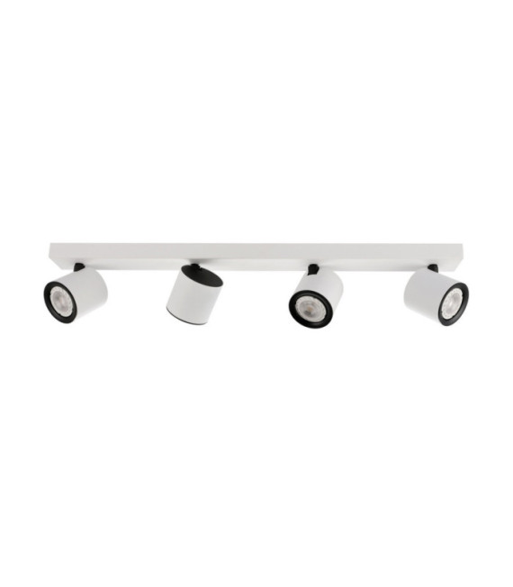 Karlota spotlight bar Steel, White Aluminum, Black