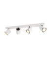 Barre de spots Merusa Acier,Aluminium Blanc, Noir