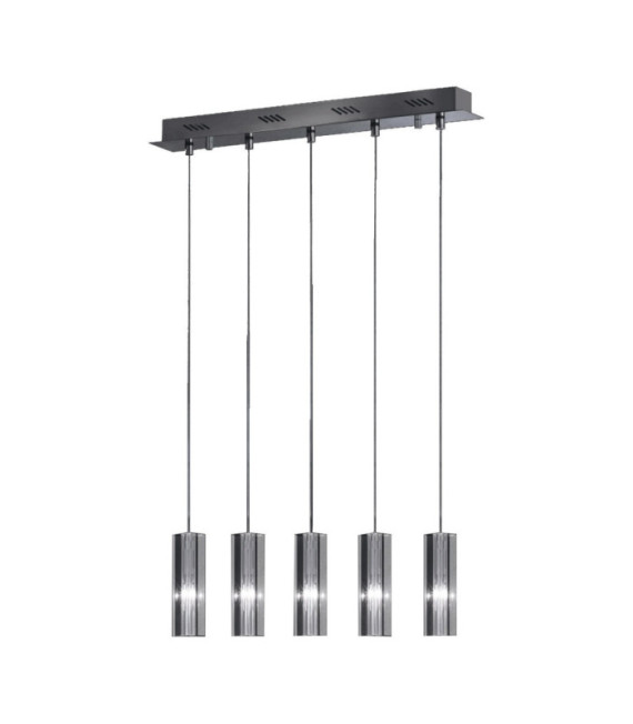 Suspension Sople Verre,alliage métallique Chrome