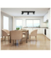 Barre de spots Senova Aluminium Noir sablé