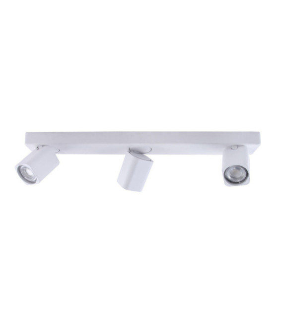 Barra faretto Senova Alluminio bianco sabbiato
