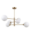 Evora Ceiling Light Glass, Steel Honey Brass