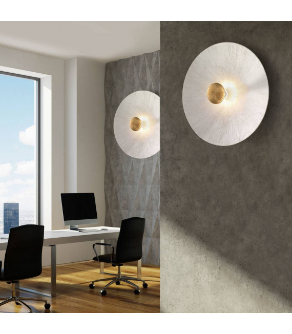 Applique murale MOON blanc mat 1 ampoule