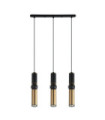 Isidora Pendant Steel, Black Aluminum, Antique Bronze