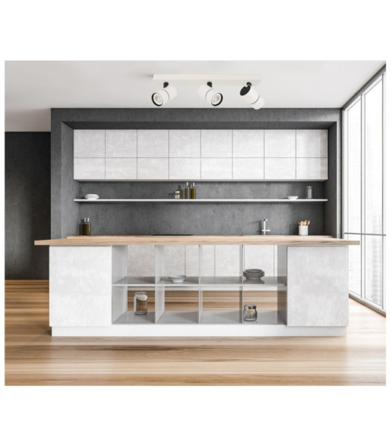 Laconi spotlight bar White, Black