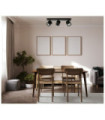 Barre de spots Karlota Acier,Aluminium Noir