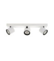 Barre de spots Karlota Acier,Aluminium Blanc, Noir