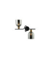 Servio Wall Light Steel Black