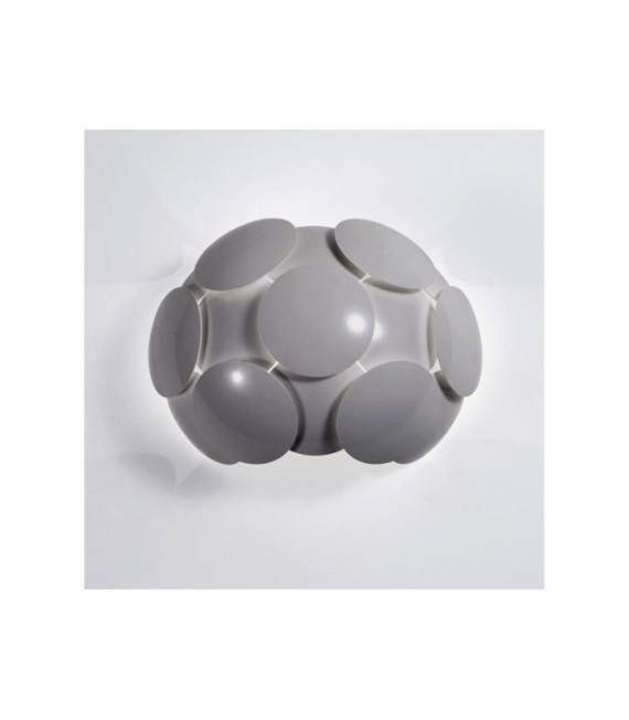 Applique murale Santina Plastique Gris