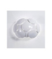 Applique murale Santina Plastique Blanc