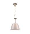 Solana Pendant Lamp Glass, Steel, Antique Bronze Fabric