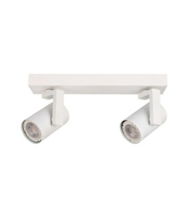 Foco Spiela Acero, Aluminio Blanco