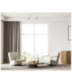 Spot Spiela Acier,Aluminium Blanc
