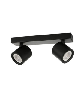 Karlota spotlight Steel, Aluminum Black