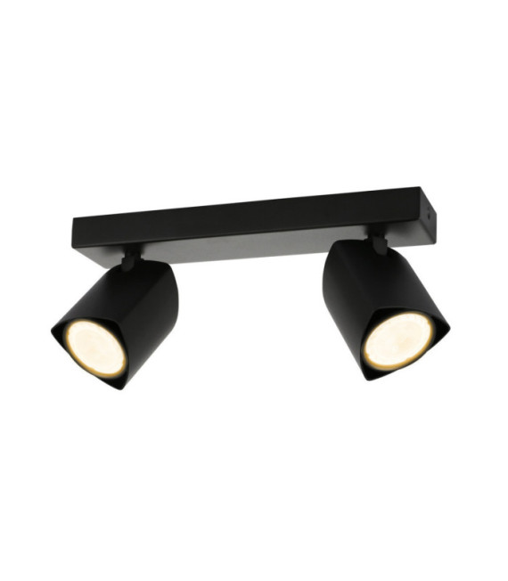 Spot Merusa Acier,Aluminium Noir