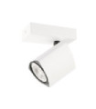 Merusa Spotlight Steel, White Aluminum, Black